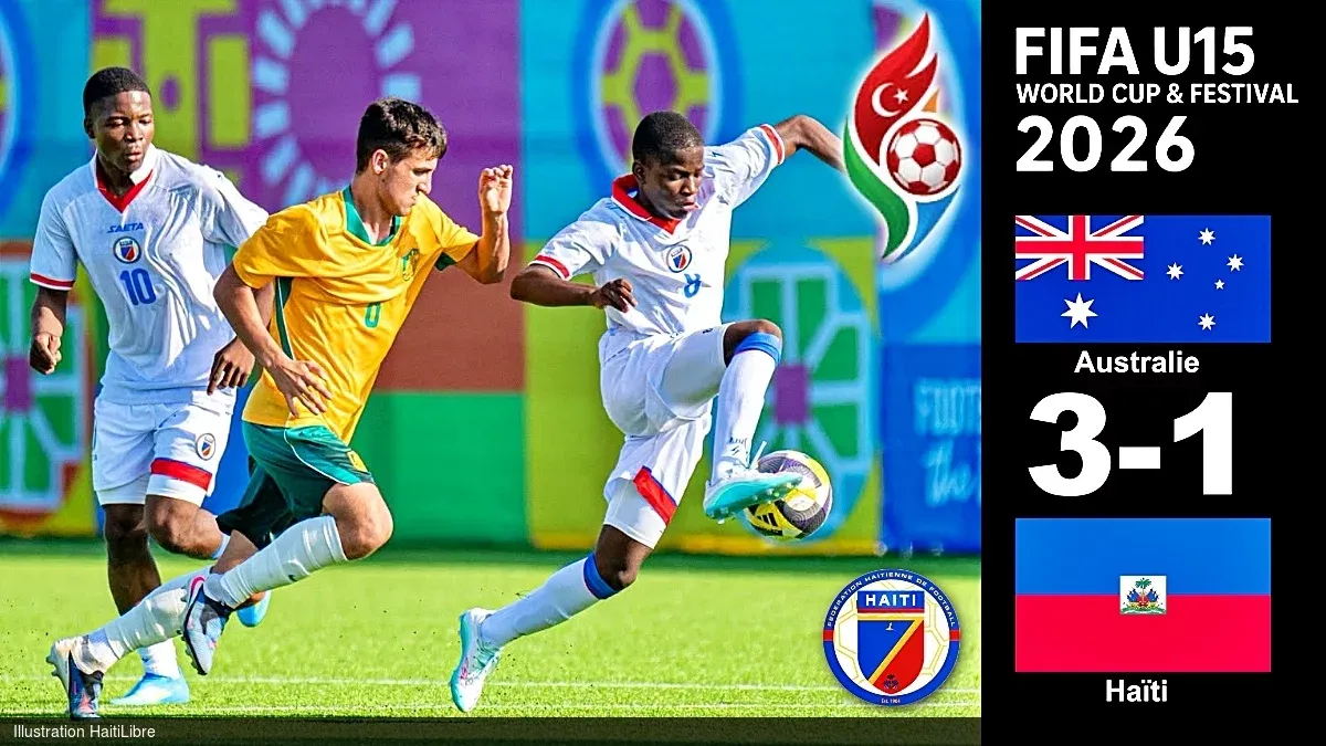 Mondial U-15 : Haïti s'incline 3-1 face à l'Australie à Bakou